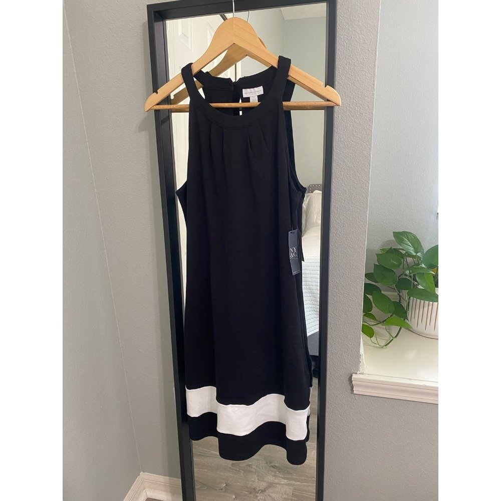 NY & Co Black Dress NWT XS